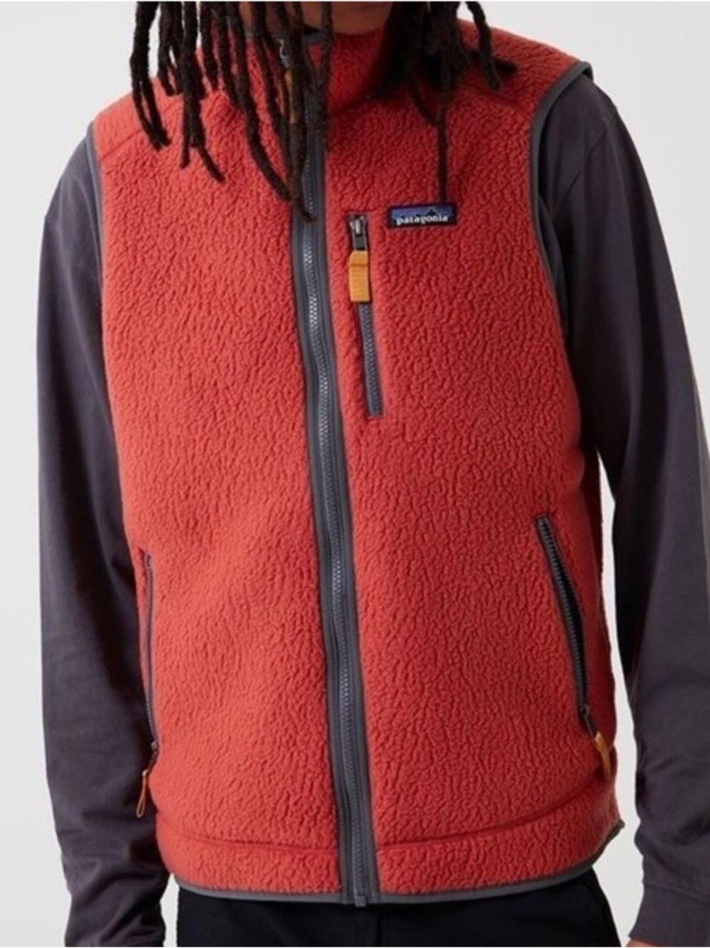 Patagonia M's Retro Pile Men's Vest Copper Orange size XL